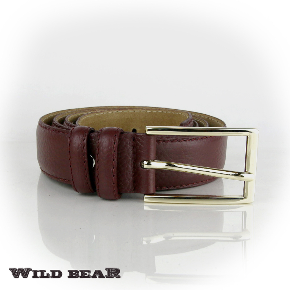 Ремень WILD BEAR RM-015f Vinous Premium