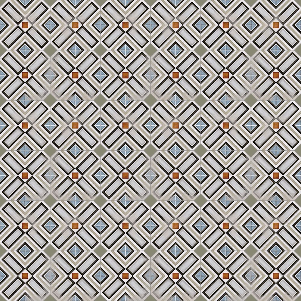 Декор Octogono Ritter Multicolor