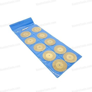 Диски для гравера 50 мм с титановым напылением