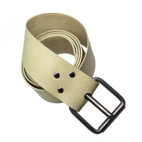 Ремень латексный светлый Scorpena E с марсельской пряжкой