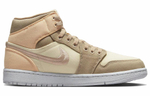 Кроссовки Jordan Air Jordan 1 Se "Canvas Khaki" (Женская размерная сетка)