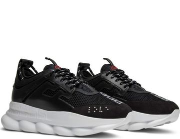 Кроссовки Versace Chain Reaction Black/White