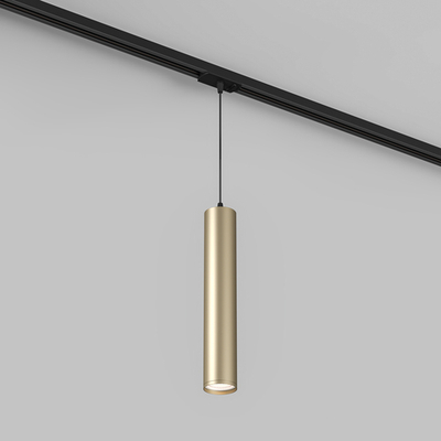 DK6210-BG Трековый светильник IP 20, 15 Вт, GU10, матовое золото с черным, алюминий