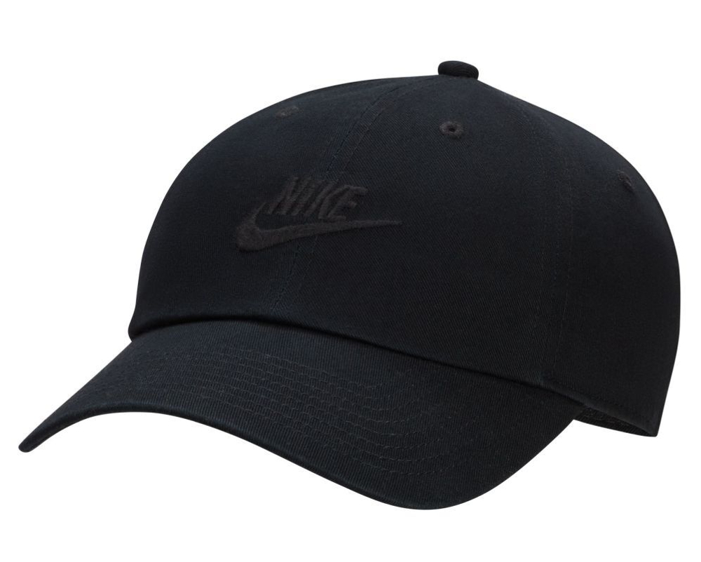 Теннисная кепка Nike Club Unstructured Futura Wash Cap - черный