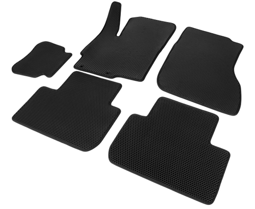 Коврики в салон автомобиля AutoFlex EVA (ЭВА, ЕВА) Business для Mitsubishi Outlander III поколение 2012-2018 2018-н.в., 5 частей, с крепежом, 3400101