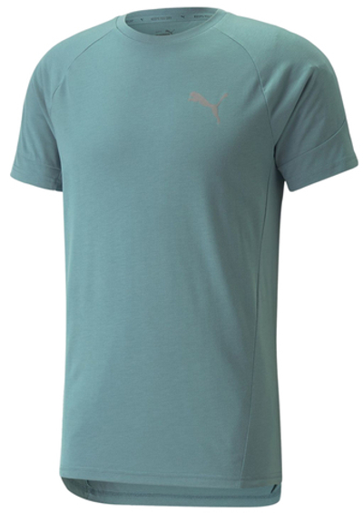Мужская теннисная футболка Puma Evostripe Tee - mineral blue