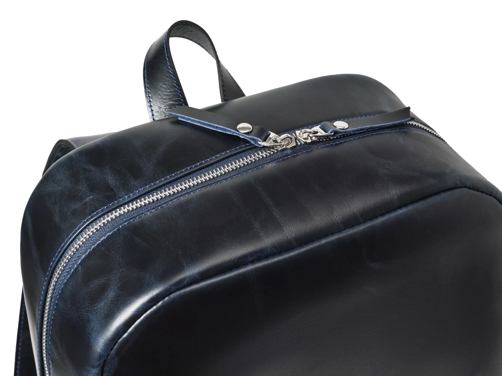 Рюкзак из натуральной кожи "Norvin Dark Blue"
