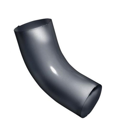 Колено сливное 100мм RAL7024 Мокрый Асфальт