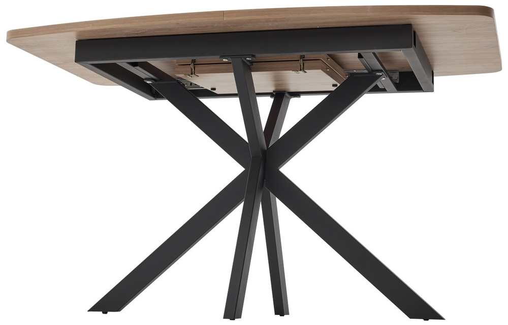 Стол АРИЗОНА 130 ДУБ КУНЕО / Черный каркас М-City