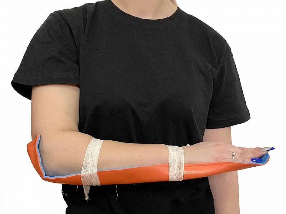 Шина-бандаж алюминиевая в рулоне 11х92 оранжевая