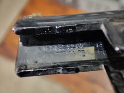 Молдинг переднего бампера AMG Mercedes GLE (V167) 19-23 Б/У Оригинал A1678854605