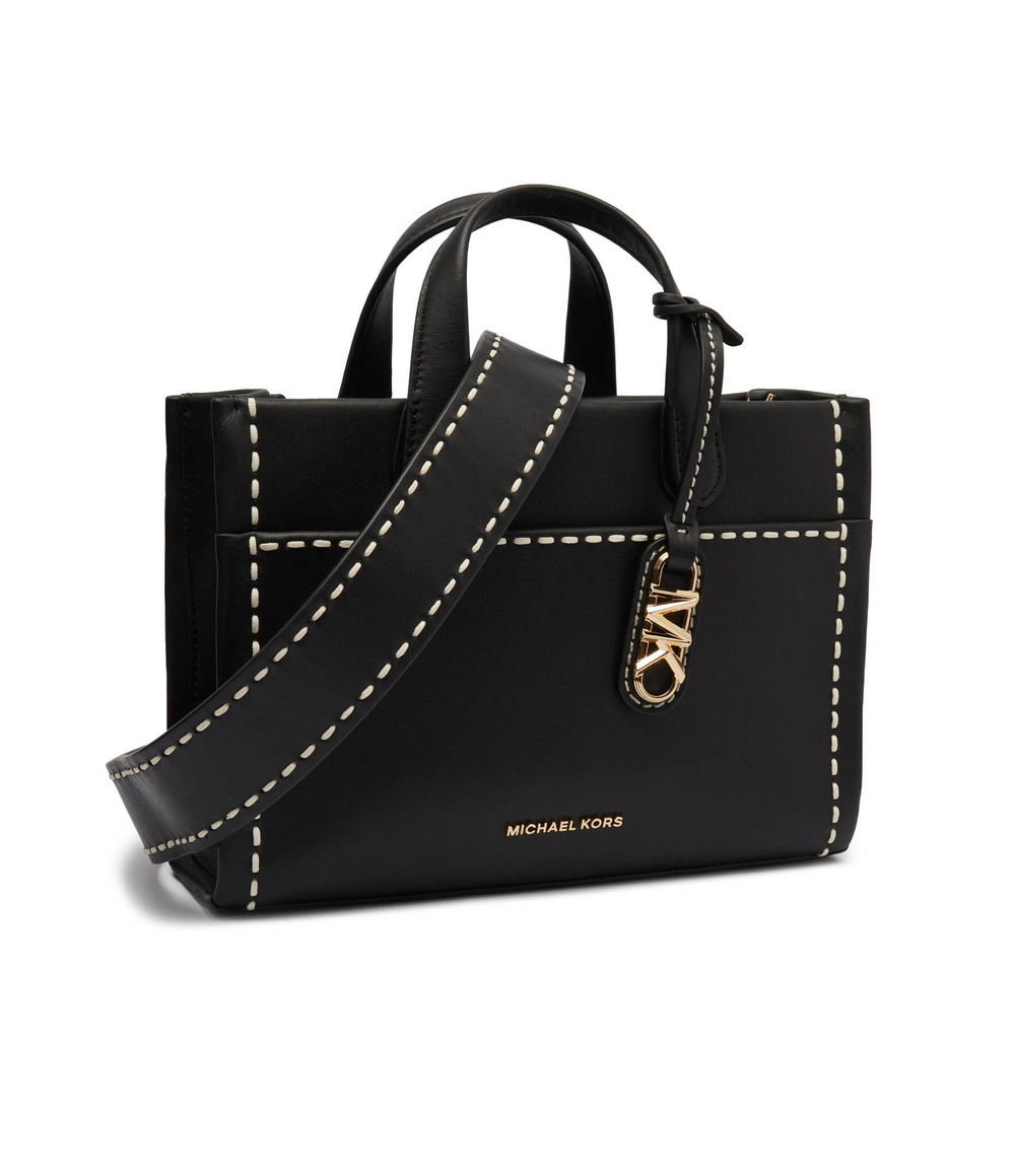 Кожаная сумка-трапеция Michael Kors - черный(30T4G3GM5L)