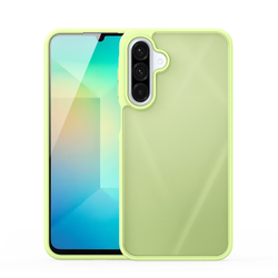 Прозрачный матовый чехол зеленого цвета (Lime Green) для Samsung Galaxy A26 5G, серия Yind Series от Dux Ducis