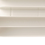 Радиатор биметаллический STOUT Space 500 - 5 секций (подключение боковое, цвет белый)