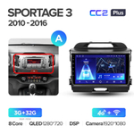 Teyes CC2 Plus 9" для KIA Sportage 2010-2016