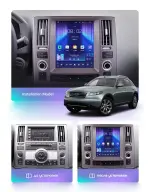 Магнитола для Infiniti FX35, FX45 S50 2006-2008 - Teyes TPRO 2 монитор 9.7" QLED в стиле "Тесла" на Android 10, Быстрая, 4G SIM-слот