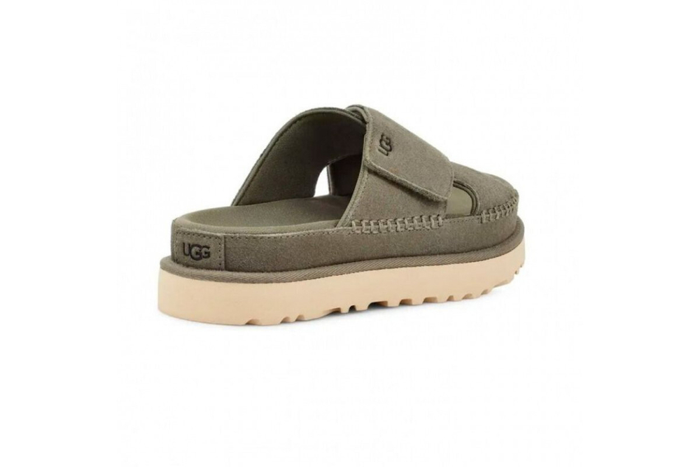 UGG Goldenstar Cross Slide - Moss Green