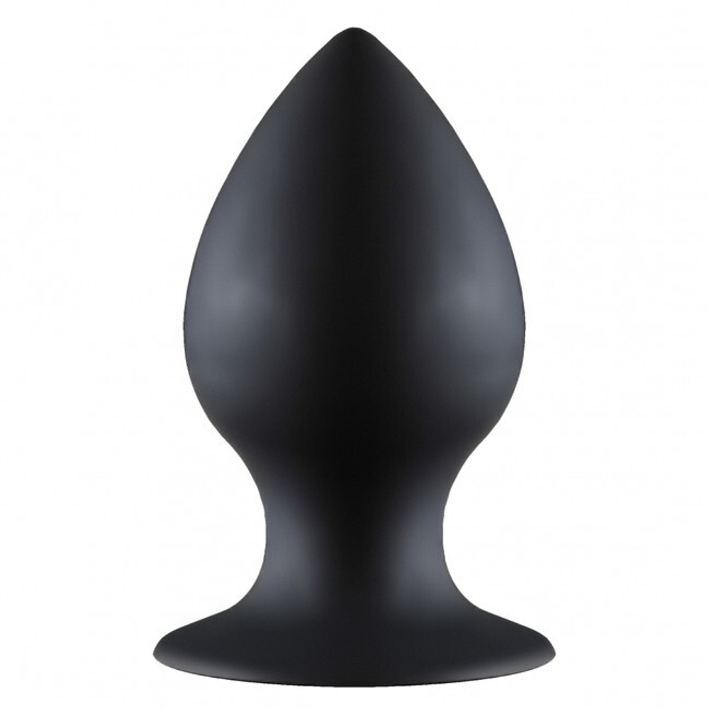 Большая анальная пробка на присоске Thick Anal Plug XL (13 см , черный) (Цвет: черный)
