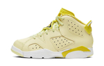 Middle-aged children Jordan Air Jordan 6 Retro Dynamic Yellow Floral comfortable and versatile middle-aged children's basketball shoes yellow