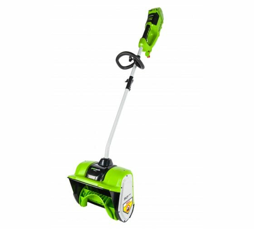 Снегоуборщик-снеголопата GREENWORKS GD40SS 40В,б/щ,30 см,1хАКБ 4 А.ч и ЗУ (2600807///)