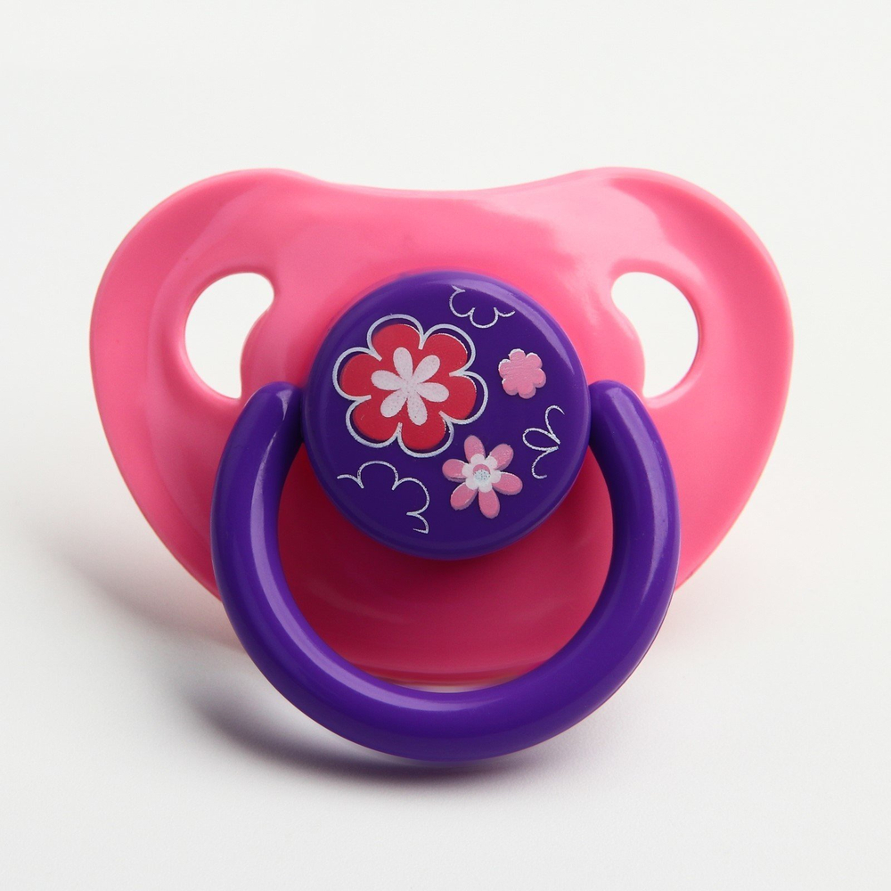 2103029 Соска-пустышка латексная классическая «Весёлое настроение», от 0 мес., цвета МИКС