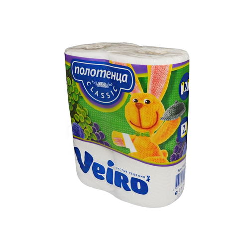 Полотенце бум 2-сл 2 шт Linia Veiro Class/12