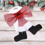 Бант на ёлку «Веселье» 18*20 см, Красный