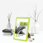 Рамка 21х30 см небьющаяся, багет 17,5 мм, пластик, BRAUBERG "Colorful", салатовая, 391244