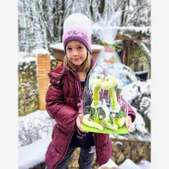 Игрушка ручной работы «Змейки» / 27 - 30см