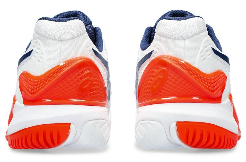 Мужские кроссовки теннисные Asics Gel-Resolution 9 - white/blue expanse