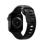 Спортивный ремешок Nomad Sport Band для Apple Watch 38, 40, 41 и 42 мм Водостойкий ремешок из фторэластомера с алюминиевой застёжкой pin-and-tuck. На запястье обхватом 135–175 мм