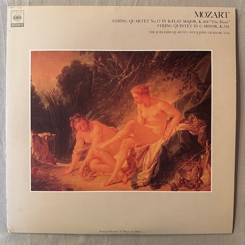 Моцарт - Квартет №17 «Охота» / Квинтет №4 соль минор (Япония)