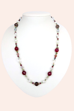 авторские бусы из натуральных камней