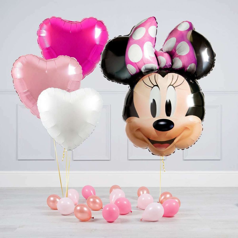 AN Шар Фигура Минни Маус навсегда! 37"/92см W х 29"/72см (БГ-33)  Изображение9
