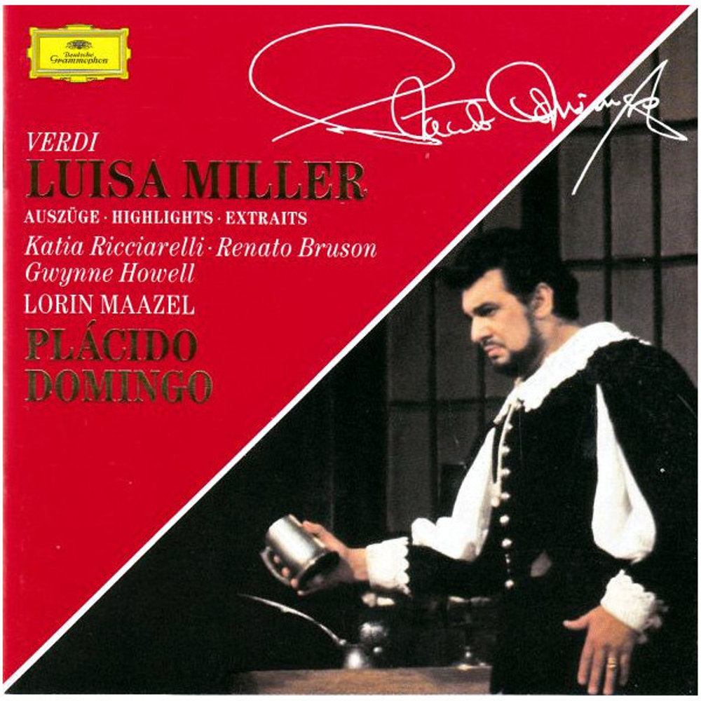Placido Domingo, Katia Ricciarelli, Renato Bruson, Gwynne Howell, Lorin Maazel / Verdi: Luisa Miller (CD)
