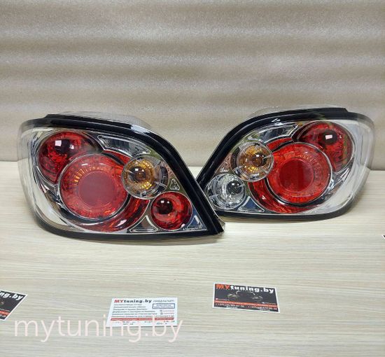 Задние фонари chrome для Peugeot 307