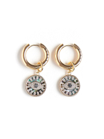 Серьги "Eye" Gold