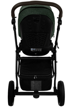 Детская коляска Roan Esso 2025 3 в 1 с автокреслом Tutis Elo Black ESS113/1 Dark Green/Black