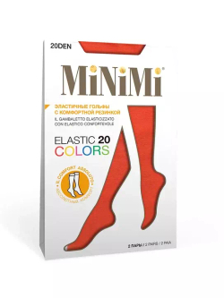 MiNiMi ELASTIC 20 COLORS гольфы (2 пары)