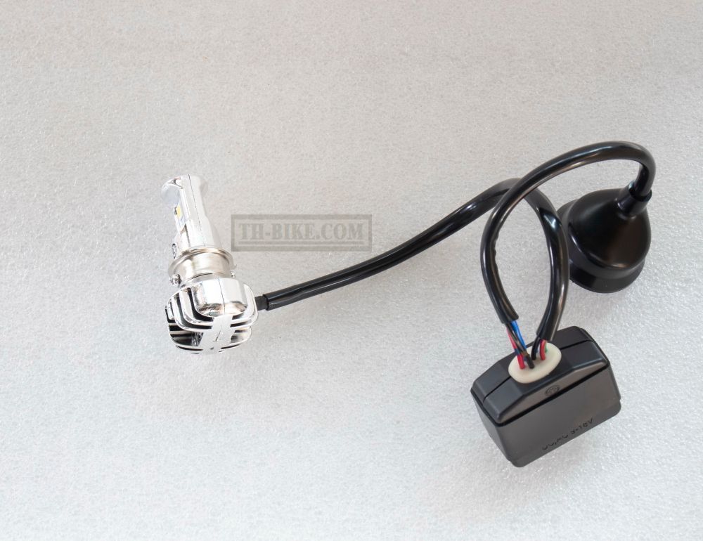 T19 LED bulb. Hi-Low beam. 40W, DC-AC 9-18V. Made in Thailand.