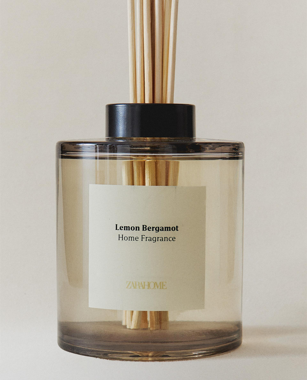 Zara Home Аромадиффузор Lemon Bergamot 500 мл, тростниковые палочки микадо, аромат свежий цитрусовый, Горчичный