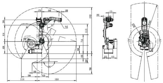 Промышленный сварочный робот CRP RH14-10