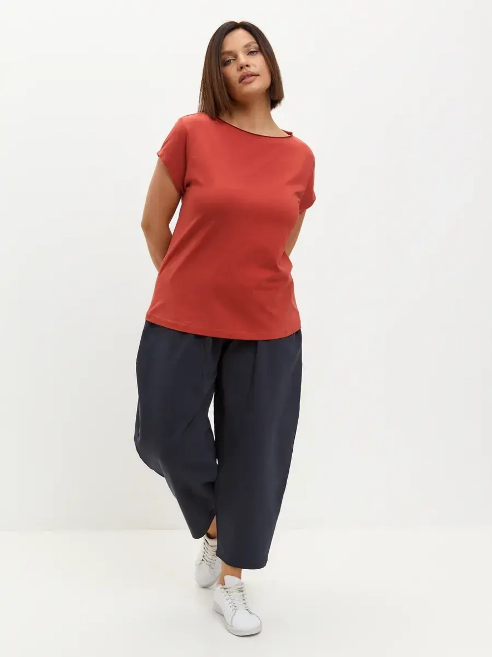 Футболка оверсайз с рукавами крылышками