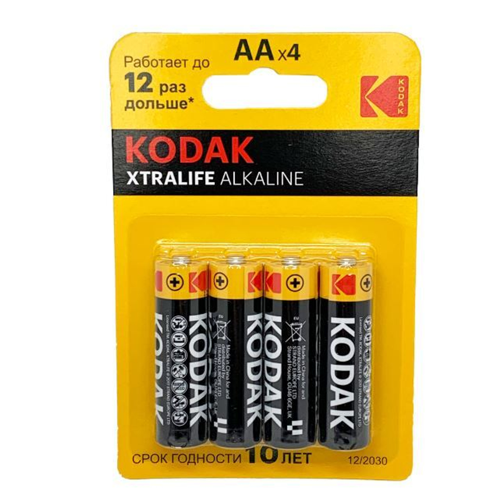 Элемент питания KODAK LR6-4BL  XTRALIFE