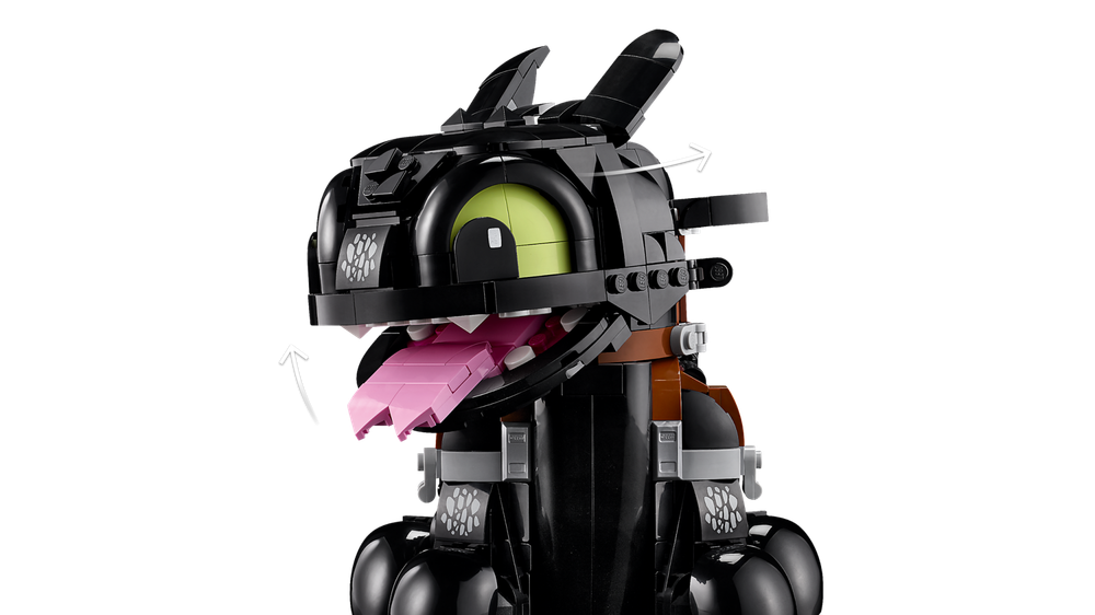 Конструктор Лего Иконс Как приручить дракона Беззубик 10375 | LEGO Icons Toothless 10375 коллекционная 784 детали 18+