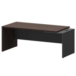 Стол руководителя правый KZ-20R Дуб венге/Графит 2000x900x750 Кортез