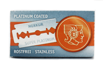 Лезвия Merkur Super Platinum для бритья (10 лезвий в коробочке)