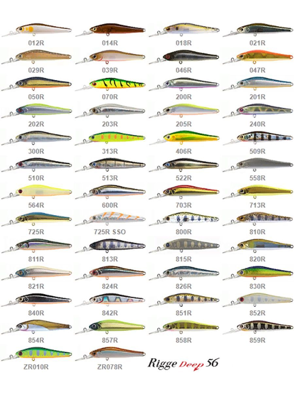 Воблер для рыбалки ZIPBAITS Rigge Deep ZB-RD-56F, 56мм, 3.1гр., заглубление 1.0-1.3м., цвет 558R, плавающий