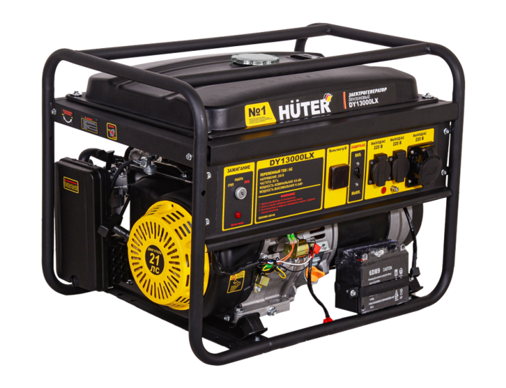 Электрогенератор DY13000LX Huter