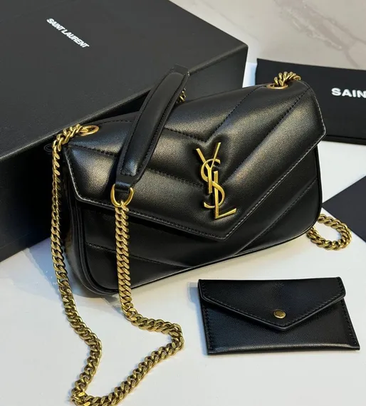 Сумка Saint Laurent Loulou, черный